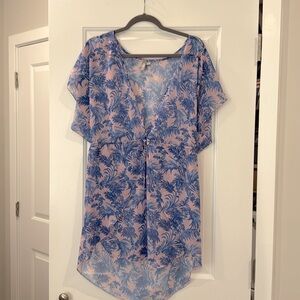 ASOS Palm Print Beach Cover-up